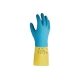 Химостойкие перчатки Jeta Safety 80/50, латекс/неопрен, с хлопковым напылением, 0.7 мм, р. 7/s JNE711-07-S