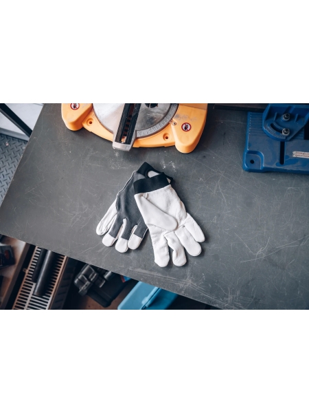 Перчатки кожаные утепленные (на флисе) Jeta Safety Winter Mechanic, разм.M/8 JLE305-8/M
