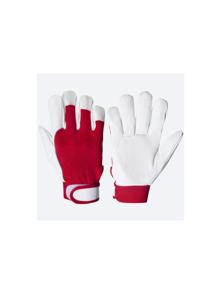 Кожаные перчатки монтажника Jeta Safety, манжета велкро, размер М/8, JLE301-8/M