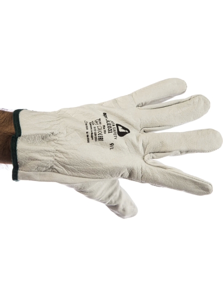 Рабочие перчатки из буйволовой кожи Jeta Safety 12 пар JLE031-9/L12