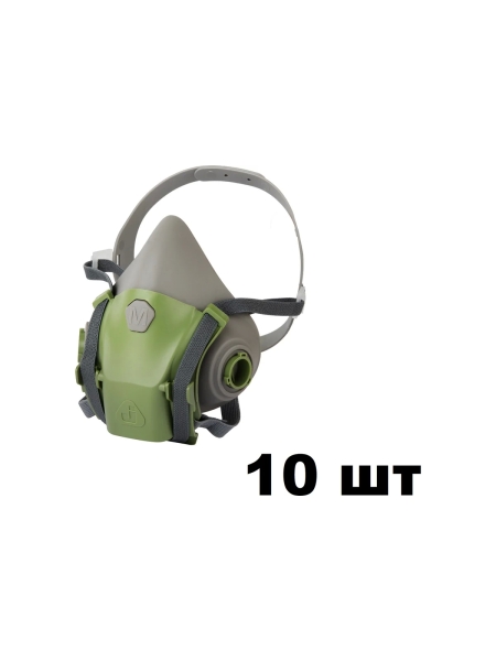 Полумаска фильтрующая Jeta Safety из силикона с быстрым сбросом, размер S (малый), 10 шт 8500-box-S