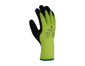 Утепленные акриловые перчатки с начесом Jeta Safety с песочным латексным покрытием, р.10/XL JLW-501-XL