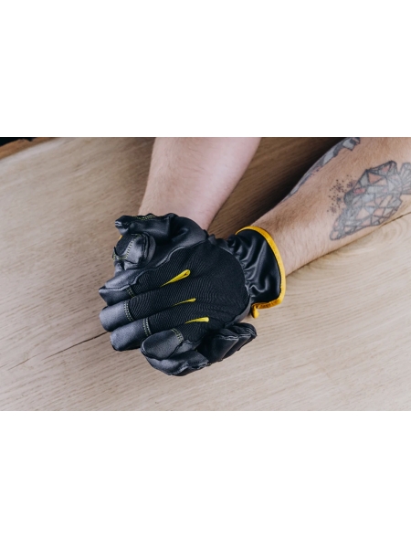 Защитные антивибрационные перчатки Jeta Safety Pulse Flex трикотажные, с ладонной стороны искусственная кожа, свободная манжета, размер 10/XL JAV-209-PM-XL
