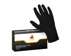 Нитриловые перчатки Jeta Safety черные, размер XL/10, 100 шт, JSN810/XL