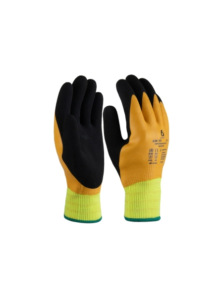 Перчатки утепленные акриловые с начесом Jeta Safety c полным покрытием, р.9/l JLW-701-L