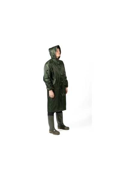 Плащ-дождевик из ПВХ Jeta Safety хаки, р. XXXL/56-58 JRC-101g-XXXL