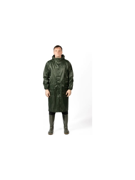Плащ-дождевик из ПВХ Jeta Safety хаки, р. XXXL/56-58 JRC-101g-XXXL