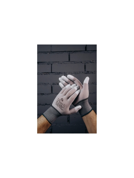 Антистатические перчатки с пу покрытием пальцев Jeta Safety размер 10/XL JAP-201-XL