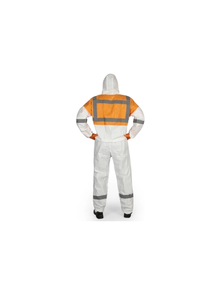 Комбинезон химзащиты Jeta Safety из нетканого материала MP, 65 г/м², со светоотражающими элементами, р L/50-52 JPC-61-L