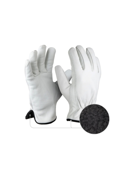 Рабочие кожаные перчатки на флисе Jeta Safety Winter Smithcraft JLE821-9/L