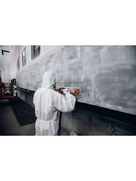 Комбинезон химзащиты Jeta Safety JPC60 из нетканого материала, плотность 65 г/м², размер 46-48/S, JPC-60-S
