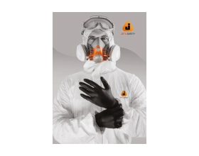 Комбинезон химзащиты Jeta Safety JPC60 из нетканого материала, плотность 65 г/м², размер 46-48/S, JPC-60-S