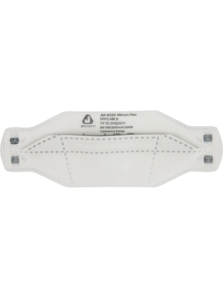 Респиратор без клапана FFP2 NR D трехпанельный 480шт Jeta Safety JM-9320-box