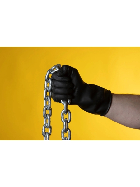 Неопреновые химостойкие перчатки Jeta Safety 80/50, с хлопковым напылением, 0.65 мм, р. 7/s JCH-501-07-S