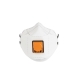 Респиратор с клапаном Jeta Safety, FFP2 NR D, трехпанельный JM-9322