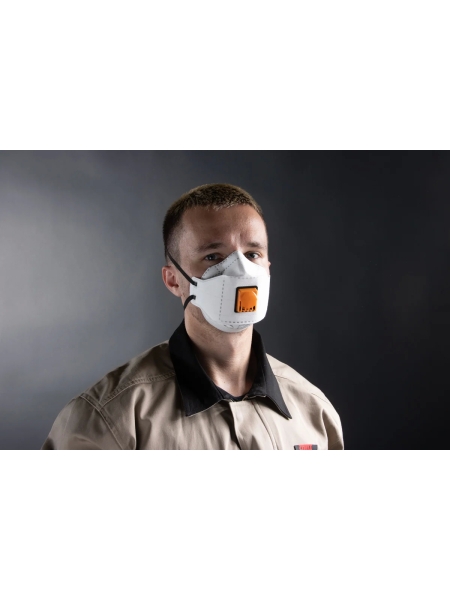 Респиратор с клапаном Jeta Safety, FFP2 NR D, трехпанельный JM-9322
