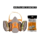 Комплект полумаска фильтрующая Jeta Safety 6500 с фильтрами ABEK1 6541, размер M 6500/6541-M