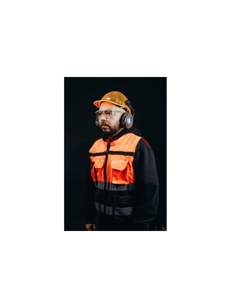 Очки Jeta Safety с покрытием от царапин (AS) чехол,  с боковой защитой и регулировкой, открытые JSG-9901
