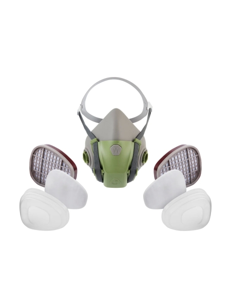 Фильтрующая полумаска Jeta Safety из силикона с быстрым сбросом, размер M 8500-M