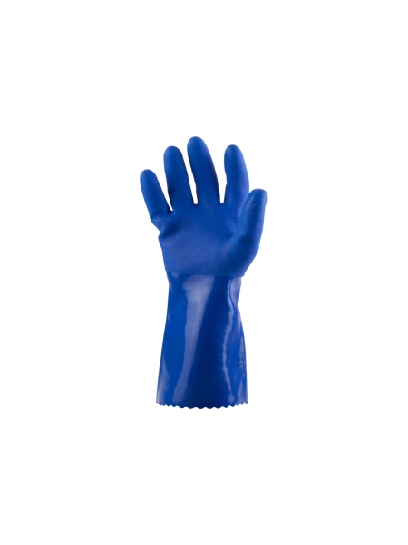 Защитные химические перчатки с покрытием из ПВХ Jeta Safety JP711, синие, размер XL JP711-XL