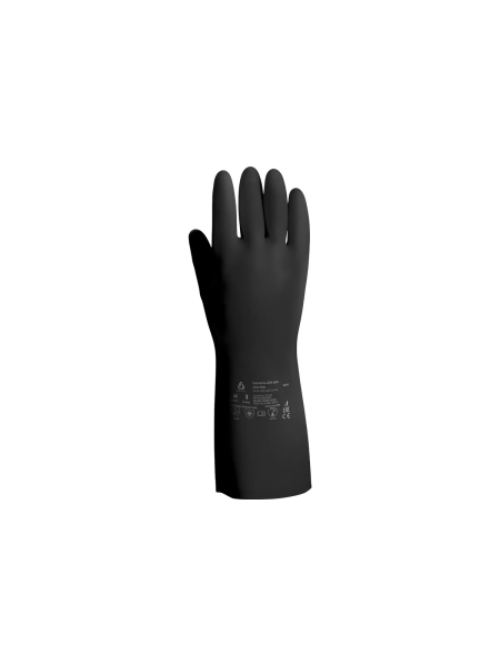 Неопреновые химостойкие перчатки Jeta Safety 80/50, с хлопковым напылением, 0.65 мм, р. 10/xl JCH-501-10-XL