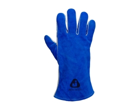 Перчатки сварщика с крагой из спилковой кожи Jeta Safety JWK601 Ferrus Frost 10/XL, утепленные искусственным мехом JWK601-XL/УПАК