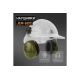 Противошумные наушники с разъемом на каску Jeta Safety Clamor Max 32 дБ оливковый JEM-621C