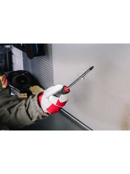 Кожаные перчатки монтажника Jeta Safety, манжета велкро, разм.9/L, JLE301-9/L