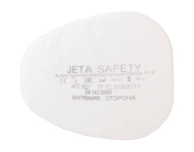 Фильтр противоаэрозольный Jeta Safety (предфильтр) класса P1 R (8 шт.) 6021/8