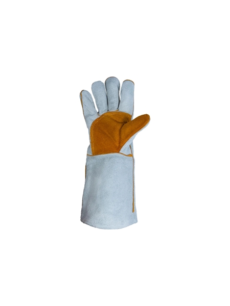 Удлиненные краги сварщика с подкладкой Jeta Safety 40 см JWK1401-XL