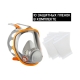 Полнолицевая маска + 10 пленок в комплекте Jeta Safety размер M 5950F-M