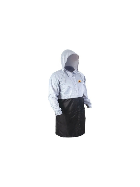 Защитный антистатичный халат Jeta Safety Carbo-Lab 98 полиэфир, 2 карбон, размер M JPR275-M