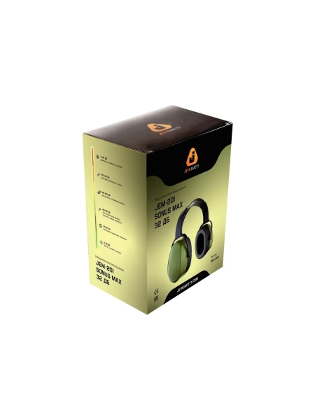 Противошумные наушники Jeta Safety Sonus Max, оливковые, 32 дБ JEM-201