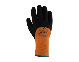 Утепленные акриловые перчатки с начесом Jeta Safety с латексным покрытием на 3/4, размер 10/XL JLW-401-XL