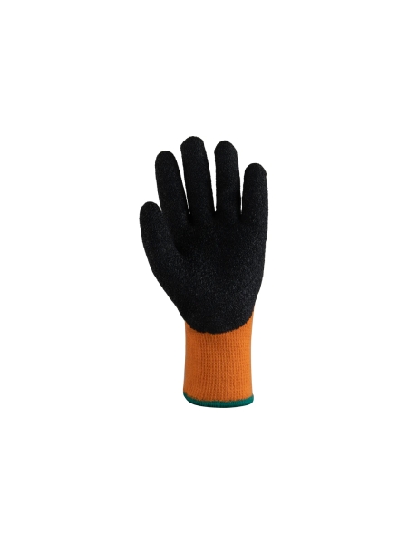 Утепленные акриловые перчатки с начесом Jeta Safety с латексным покрытием на 3/4, размер 10/XL JLW-401-XL