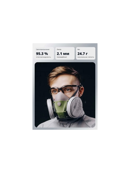 Очки открытые от царапин и запотевания Jeta Safety (AS/AF), прозрачные линзы, JSG-6611