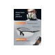 Очки открытые от царапин и запотевания Jeta Safety (AS/AF), прозрачные линзы, JSG-6611