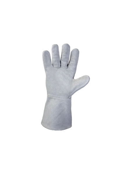 Краги сварщика Jeta Safety без подкладки из спилковой кожи, серые, размер 10/XL, JWK101-XL