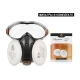 Комплект полумаска Jeta Safety с очками 9500 с фильтром 5521P3R, размер L SET9500-L