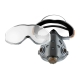 Комплект полумаска Jeta Safety с очками 9500 с фильтром 5521P3R, размер L SET9500-L