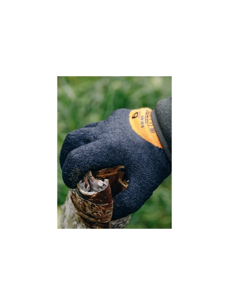 Утепленные акриловые перчатки с начесом Jeta Safety с латексным покрытием 3/4, размер 11/XXL JLW-401-XXL