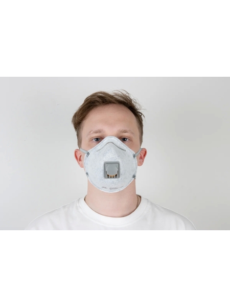 Респиратор с клапаном Jeta Safety 10 шт, с углем A с регулировкой, FFP2 R D, чашеобразный JM-7626