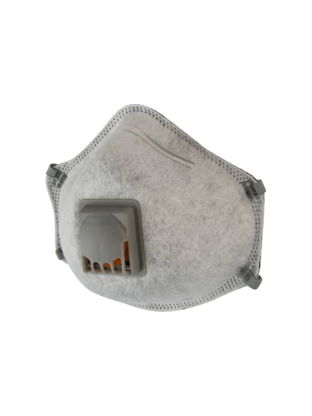 Респиратор с клапаном Jeta Safety 10 шт, с углем A с регулировкой, FFP2 R D, чашеобразный JM-7626
