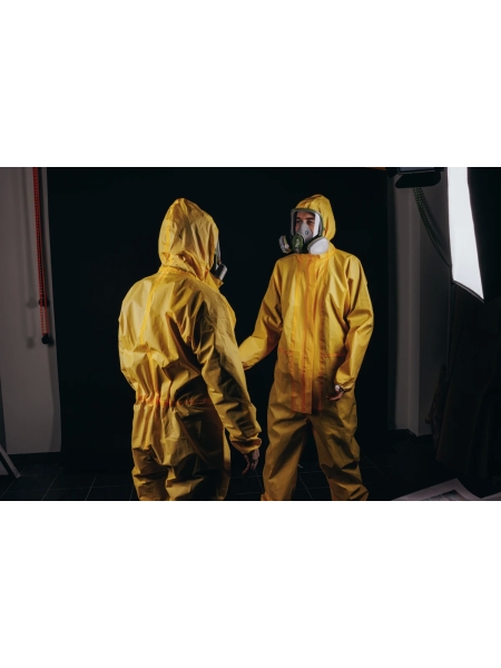 Комбинезон хим.защиты Jeta Safety (3, 4 тип), плотн. 82 г/м2, размер 4XL/58-60, JPC-800-4XL