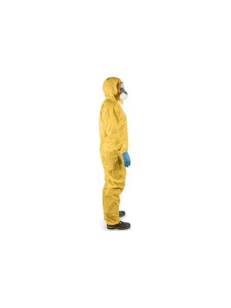 Комбинезон хим.защиты Jeta Safety (3, 4 тип), плотн. 82 г/м2, размер 4XL/58-60, JPC-800-4XL