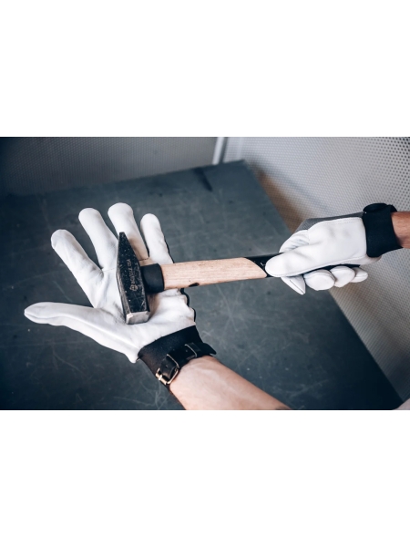Перчатки кожаные утепленные (на флисе) Jeta Safety Winter Mechanic, разм.L/9 JLE305-9/L