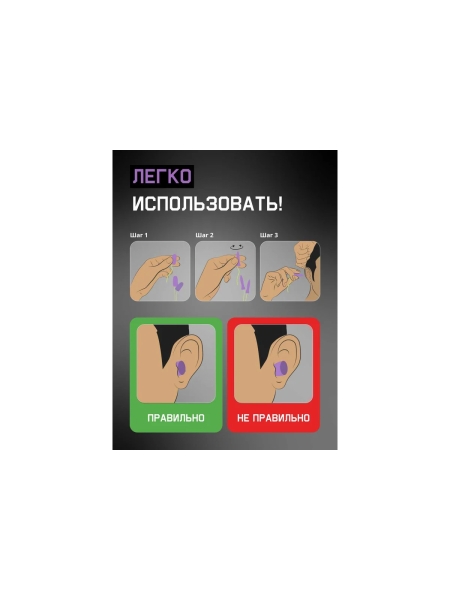 Беруши Jeta Safety из полиуретана с хлопковым шнурком, 37 дБ, форма колокольчик JEM-637-C