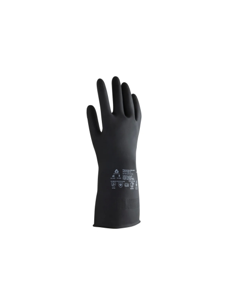 Латексные химостойкие перчатки Jeta Safety 50/50, кщс-2, 0.35 мм, р. 9/l JCH-601-09-L