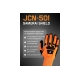 Противоударные антипорезные перчатки Jeta Safety (5 класс) с нитриловым покрытием, р.9/L JCN-501-L