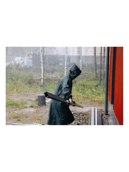 Плащ-дождевик из ПВХ Jeta Safety хаки, р. XL/52-54 JRC-101g-XL